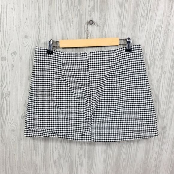 Gingham Plaid Mini Tennis Skirt Retro Urban Outfitters Pockets - Picture 5 of 6